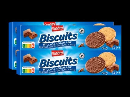 Schoko Biskuit Kekse Vollmilch