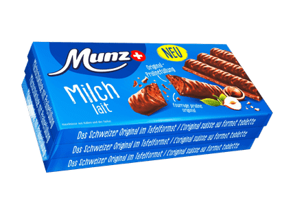 Munz Tafelschokolade Branche Trio