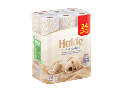 HAKLE Toilettenpapier Pur & Sanft