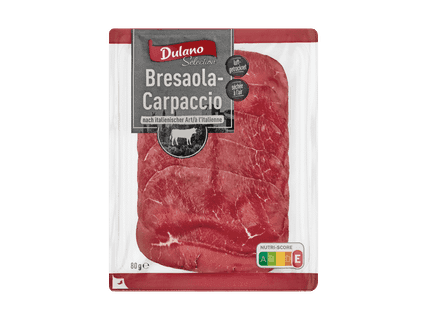 Bresaola-Carpaccio (Aktion nur im Tessin gültig)