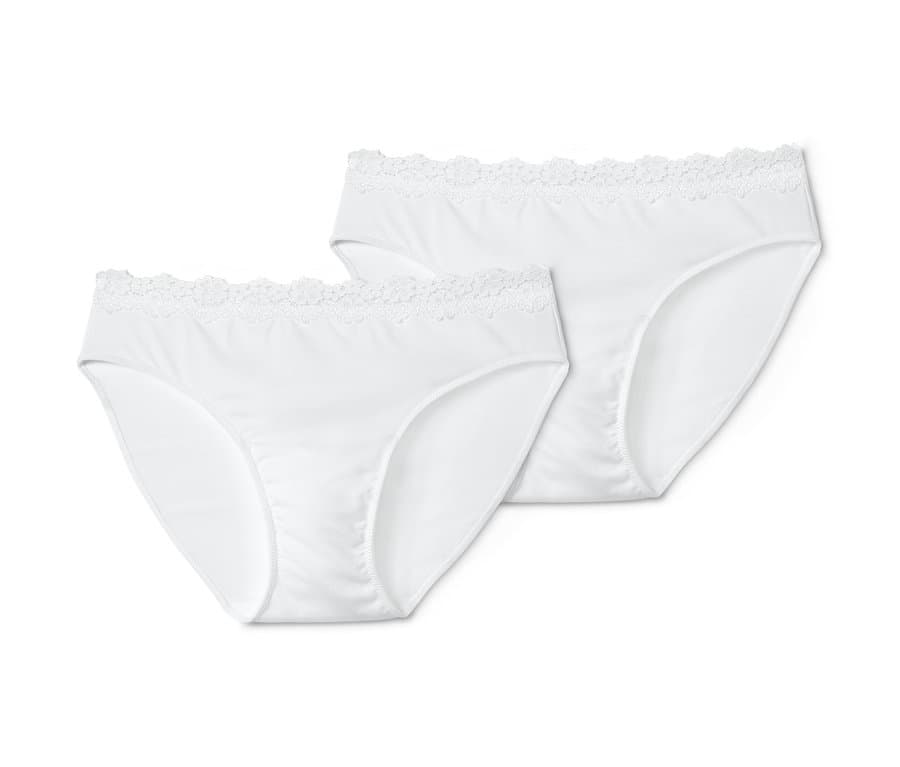 2 Slips, weiss
